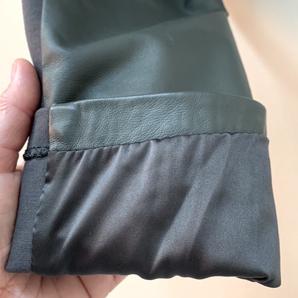 Guess by Marciano size 8 grey lamb leather leggings - Picture 10 of 14